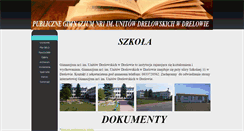 Desktop Screenshot of gimnazjum.drelow.pl